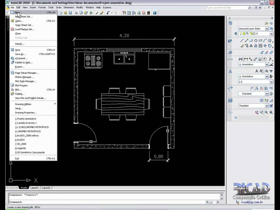 autocad annotation scale settings